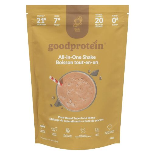 Picture of GOOD PROTEIN ALL-IN-ONE PLANT-BASED PROTEIN SHAKE - MOCHA 440GR