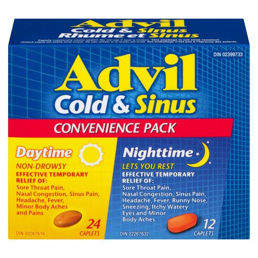 Picture of ADVIL COLD and SINUS DAY and NIGHT COMBO 36S