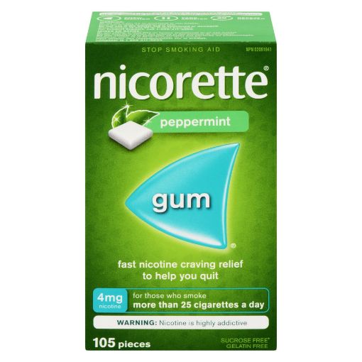 Picture of NICORETTE GUM - ULTRA FRESH MINT 4MG 105S
