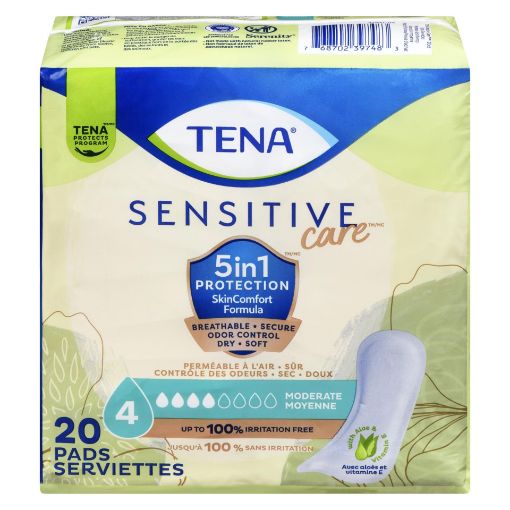 Picture of TENA SENSITIVE CARE PADS - MODERATE 20S