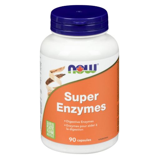 Picture of NOW SUPER ENZYMES DIGESTIVE ENZYMES - CAPSULES 90S                          