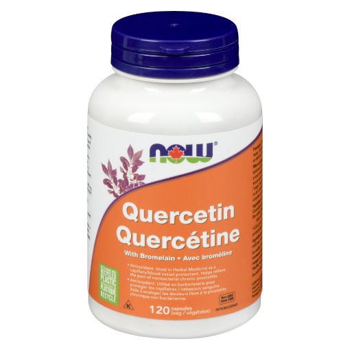 Picture of NOW QUERCETIN WITH BROMELAIN - VEGETABLE CAPSULES 120S  