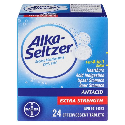 Picture of ALKA SELTZER EXTRA STRENGTH TABLET 24S
