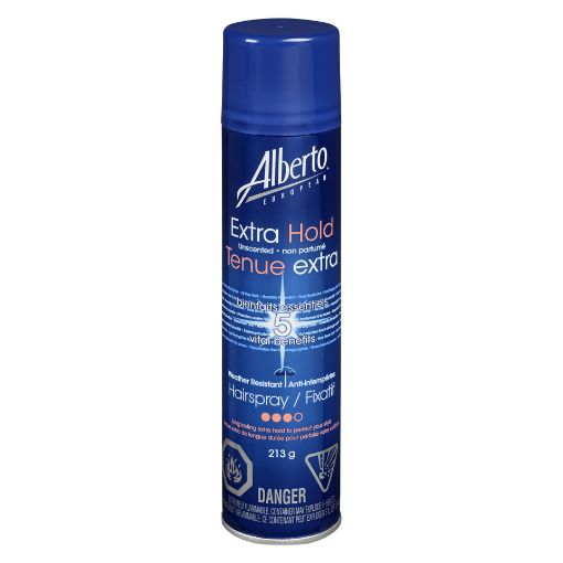 Picture of ALBERTO EUROPEAN HAIRSPRAY - EXTRA HOLD - UNSCENTED SPRAY 213GR            