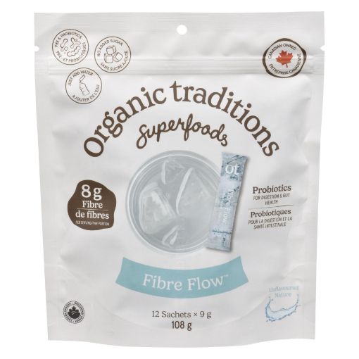 Picture of ORGANIC TRADITIONS FIBRE FLOWTM - UNFLAVOURED 12S