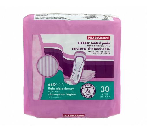 Picture of PHARMASAVE BLADDER CONTROL PADS - LIGHT ABS REGULAR 30S