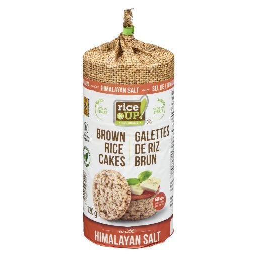 Picture of RICEUP BROWN RICE CAKES - HIMALAYAN SALT 120GR