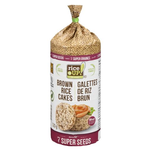 Picture of RICEUP BROWN RICE CAKES - 7 SUPER SEEDS 120GR