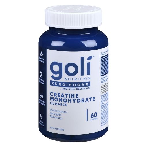 Picture of GOLI NUTRITION CREATINE MONOHYDRATE GUMMIES - ZERO SUGAR 60S