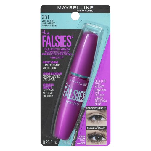 Picture of MAYBELLINE VOLUM EXPRESS FALSIES MASCARA - VERY BLACK                      