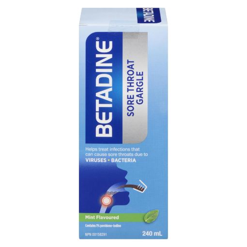 Picture of BETADINE SORE THROAT GARGLE 240ML