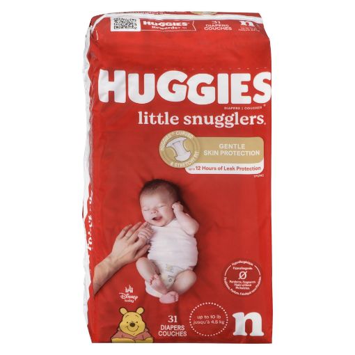 Picture of HUGGIES LITTLE SNUGGLERS NEWBORN JUMBO 31S                                 