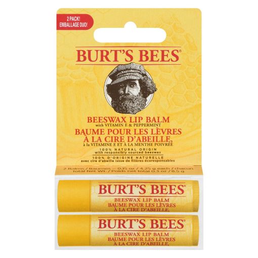 Picture of BURTS BEES LIP BALM CARDED - BEESWAX 4.25GR 2S