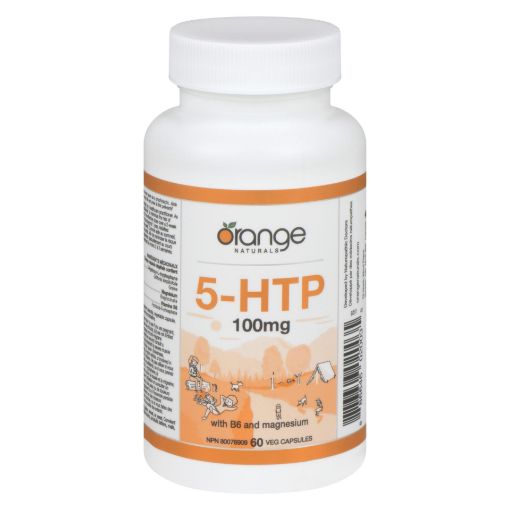 Picture of ORANGE NATURALS 5-HTP WITH B6 AND MAGNESIUM 60S                            