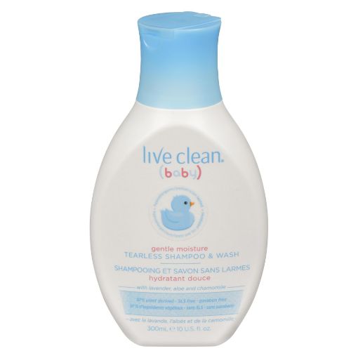 Picture of LIVE CLEAN BABY GENTLE TEARLESS SHAMPOO and WASH 300ML