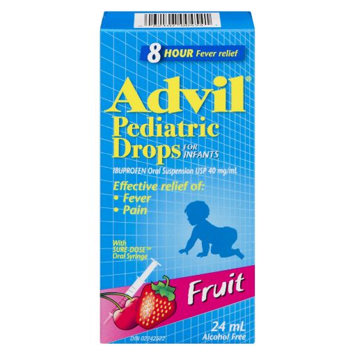 Picture of ADVIL PEDIATRIC SUSPENSION IBUPROFEN - FRUIT DROPS 24ML