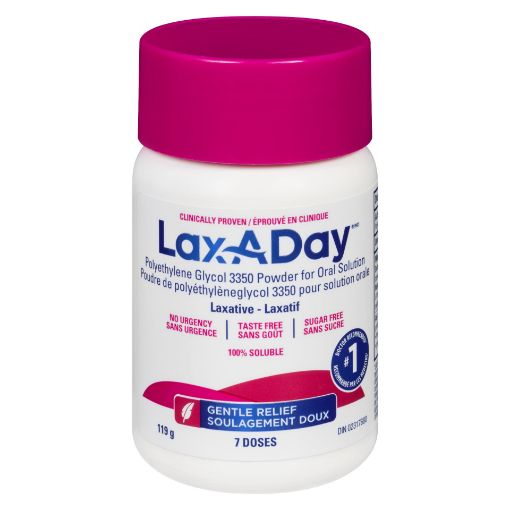 Picture of LAX-A-DAY PEG 3350 POWDER - 7 DAY SUPPLY 119GR                             