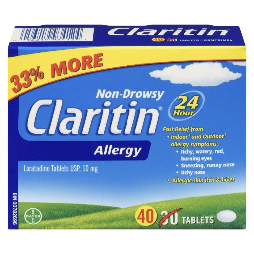 Picture of CLARITIN ALLERGY TABLET BONUS 30+10S                                       