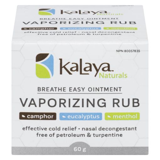 Picture of KALAYA NATURALS BREATHE EASY VAPO RUB 60GR                                 