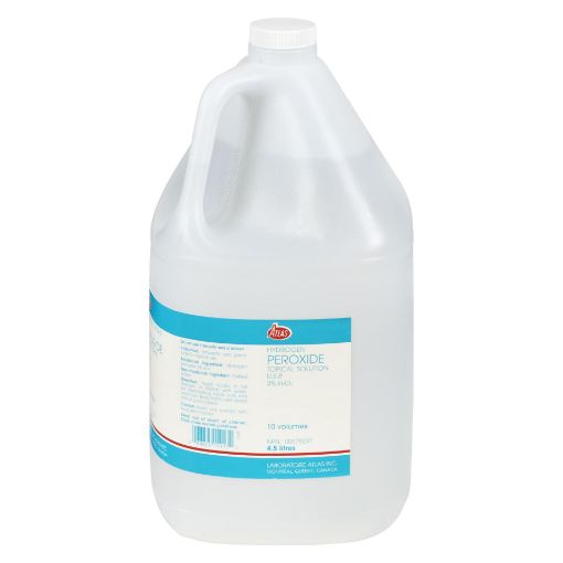 Picture of ATLAS HYDROGEN PEROXIDE TOPICAL SOLUTION 10 VOL 3% 4.5LT