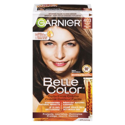 Picture of GARNIER BELLE COLOR HAIR COLOUR - DARK MOCHA BROWN #403                    