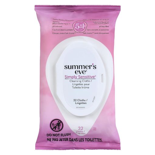 Picture of SUMMERS EVE CLEANSING CLOTHES - SIMPLY SENSITIVE 32S