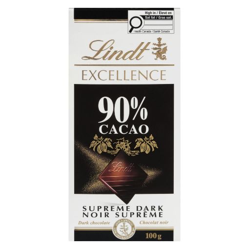 Picture of LINDT EXCELLENCE 90% CACAO BAR - DARK 100GR