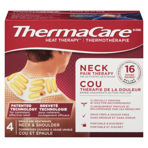 Picture of THERMACARE HEATWRAPS NECK and SHOULDER 4S