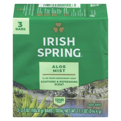 Picture of IRISH SPRING ALOE BAR 3X104.8GR