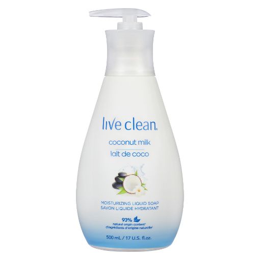 Picture of LIVE CLEAN COCONUT MILK - LIQUID SOAP 500ML                                