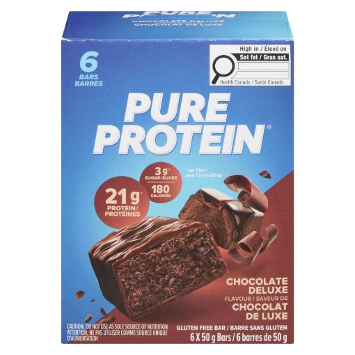Picture of PURE PROTEIN BARS - CHOCOLATE DELUXE 6X50GR