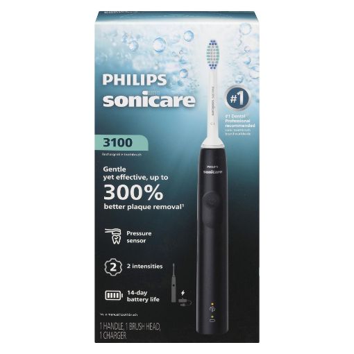 Picture of PHILIPS SONICARE TOOTHBRUSH - DAILYCLEAN 3100 – RECHARGEABLE HX3681/04 BLK