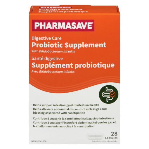 Picture of PHARMASAVE DIGESTIVE CARE PROBIOTIC SUPPLEMENT 28S