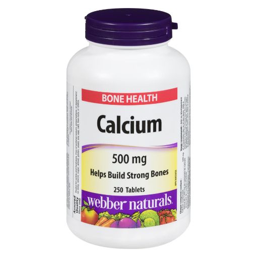 Picture of WEBBER NATURALS CALCIUM CARBONATE 500MG 250S                               