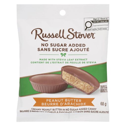 Picture of RUSSELL STOVER NSA PEANUT BUTTER CUP BAG 68GR