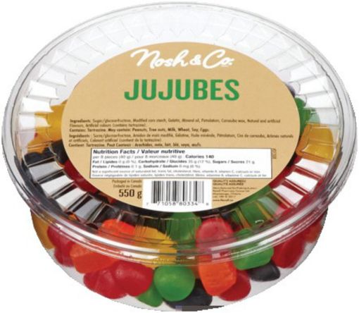 Picture of NOSH and CO JUJUBES 550GR