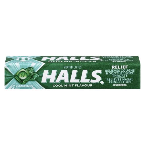 Picture of HALLS LOZENGE - COOLMINT 9S                                                