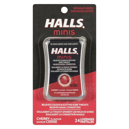 Picture of HALLS MINIS SUGAR FREE CHERRY 24S