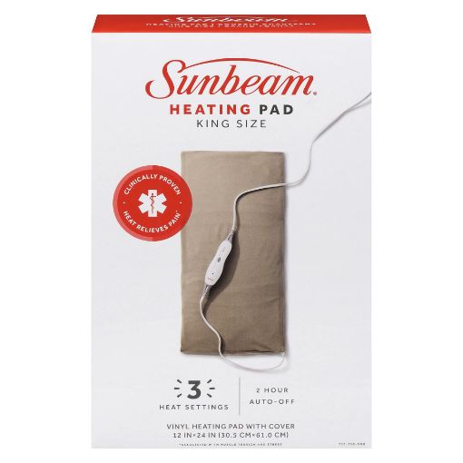 Picture of SUNBEAM MOIST HEAT HEATING PAD - KING