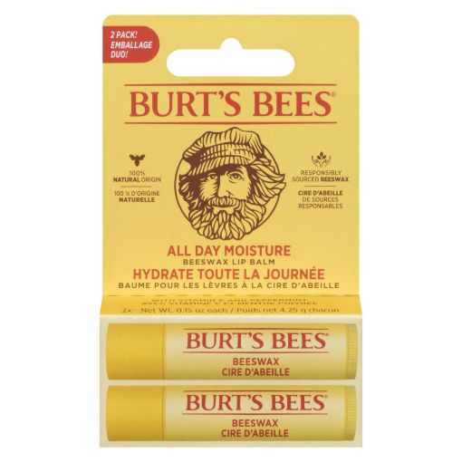 Picture of BURTS BEES LIP BALM CARDED - BEESWAX 4.25GR 2S