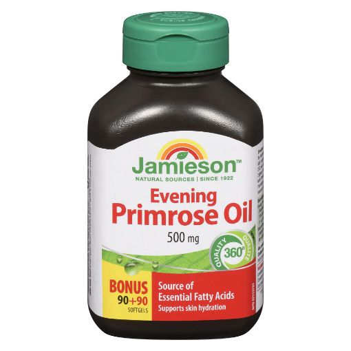 Picture of JAMIESON EVENING PRIMROSE 500MG CAPSULE 180S                               