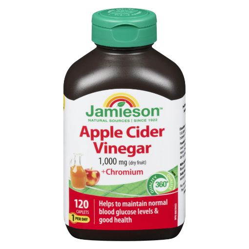 Picture of JAMIESON APPLE CIDER VINEGAR 1000MG CAPSULES 120S