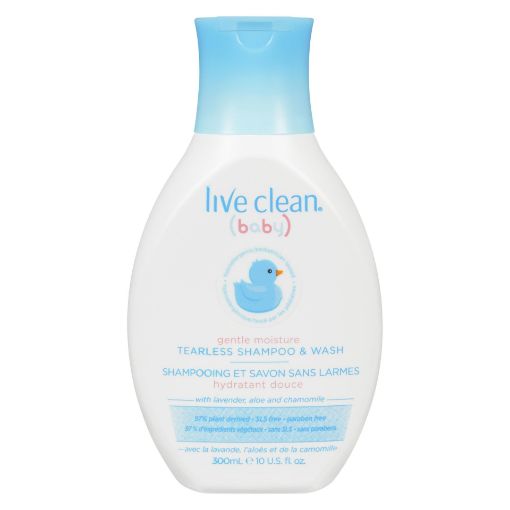 Picture of LIVE CLEAN BABY GENTLE TEARLESS SHAMPOO and WASH 300ML