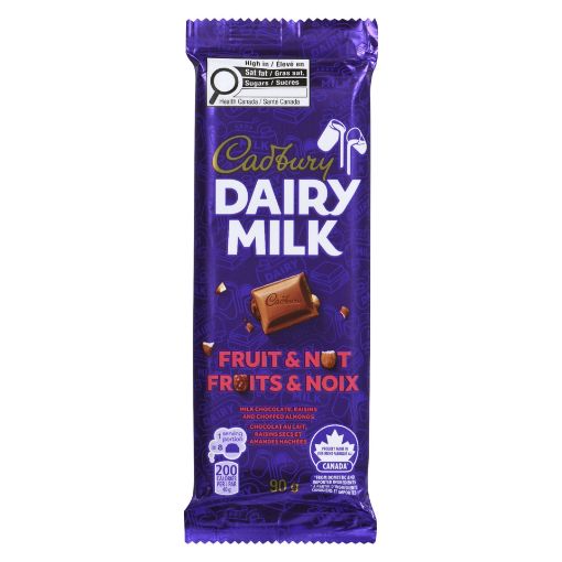 Picture of CADBURY DAIRY MILK FRTandNUT 90GR