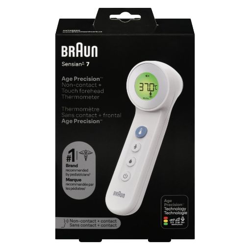 Picture of BRAUN NO TOUCH + FOREHEAD THERMOMETER NTF3000                              