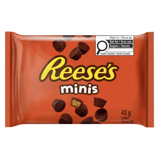 Picture of REESES PEANUT BUTTER MINI - SINGLES 43GR