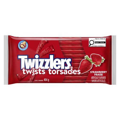 Picture of TWIZZLERS LICORICE - STRAWBERRY - PARTY PACK 454GR                         