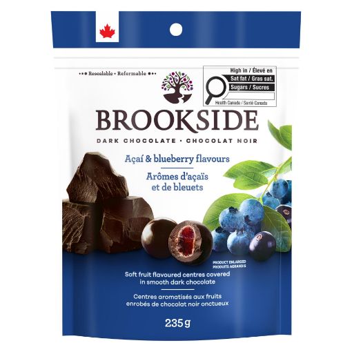 Picture of BROOKSIDE DARK CHOCOLATE ACAI BLUEBERRY - POUCH 235GR