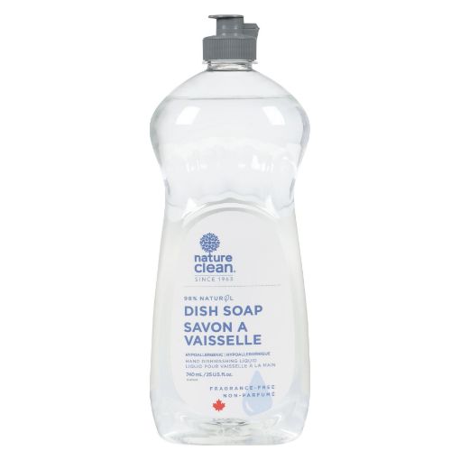 Picture of NATURE CLEAN DISHWASHING LIQUID - UNSCENTED  740ML                         