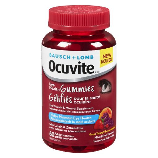 Picture of BAUSCH and LOMB OCUVITE GUMMIES 60S